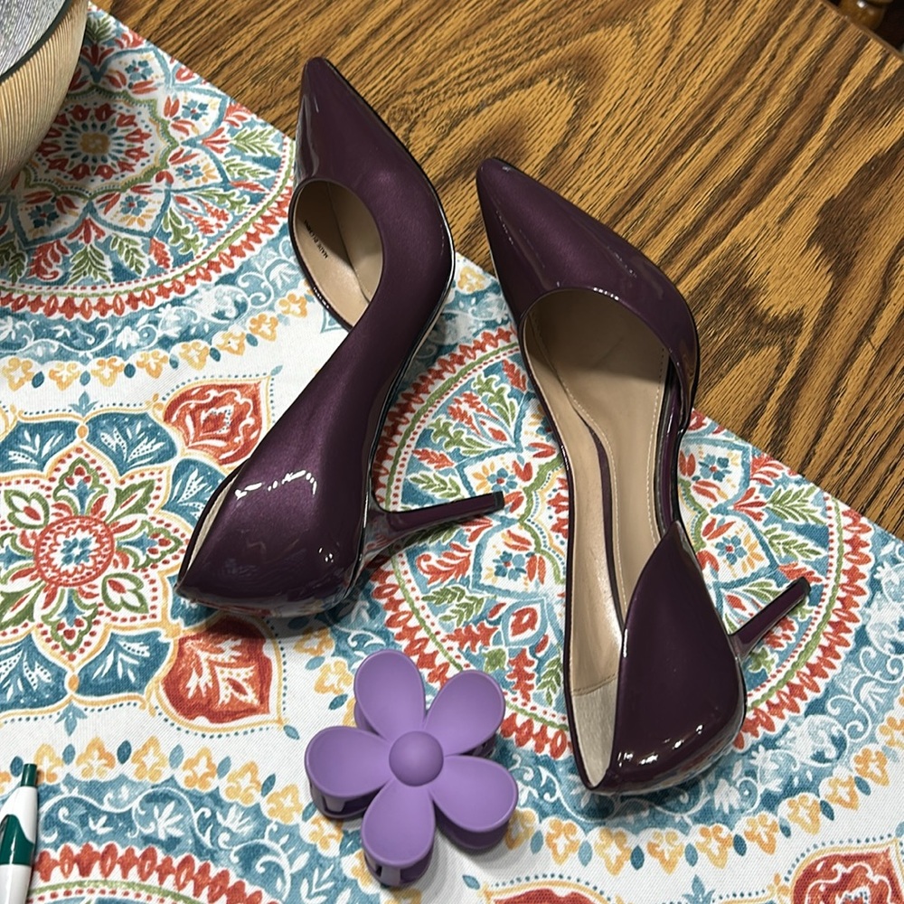 Purple iridescent pumps. Size 6.5 - Picture 4 of 4